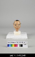 藏品(中國福建泉州懸絲傀儡戲偶頭-陶土偶頭)的圖片